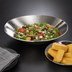 Thumbnail image #3 for American Metalcraft Hammered Stainless Steel Serving Bowl, 85 oz., 12-1/8 Inch Dia. x 2-1/4 Inch H