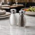 Thumbnail image #3 for 2 oz Glass Beehive Salt and Pepper Shaker with Stainless Steel Mushroom Cap