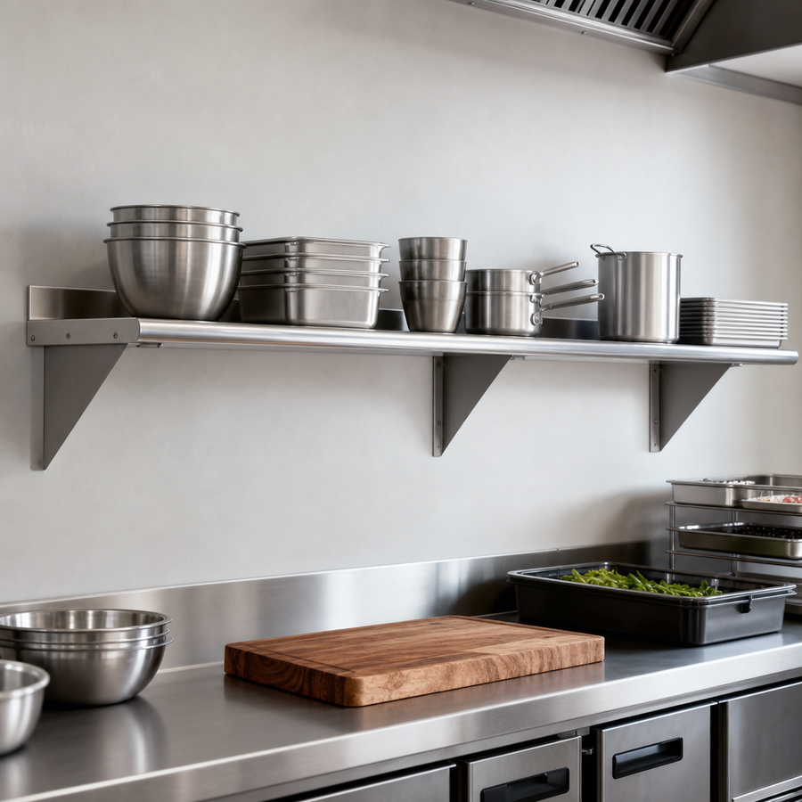 Large Wall-Mounted Shelf