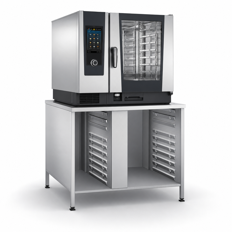 Product image #3 for UltraVent Stand III Stationary Oven Stand for iCombi Pro/Classic 6-Full Size