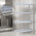 Thumbnail image #2 for EAGLEbrite 4-Tier Add-On Wire Shelving Unit, 42 in. W x 18 in. D x 74 in. H, Zinc Finish