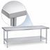 Thumbnail image #3 for Duke 144-Inch Stainless Steel Work Table with Undershelf, 24-Inch Deep, 36-Inch High