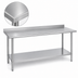 Thumbnail image #3 for Duke Stainless Steel Work Table with 1-1/8