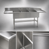 Thumbnail image #3 for Eagle Group Spec-Master FFN2790-3-30-14/3 3-Compartment Stainless Steel Flush Front Commercial Sink with 30