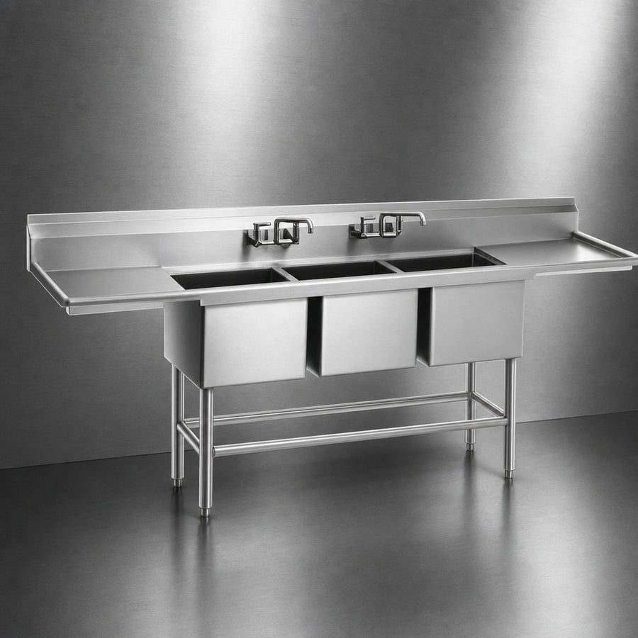 14-Gauge Stainless Steel Construction