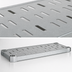 Thumbnail image #4 for Eagle Group Quik-Set Louvered Commercial Shelf, 54 Inch x 18 Inch, 14 Gauge Galvanized Steel, Gray Epoxy Finish