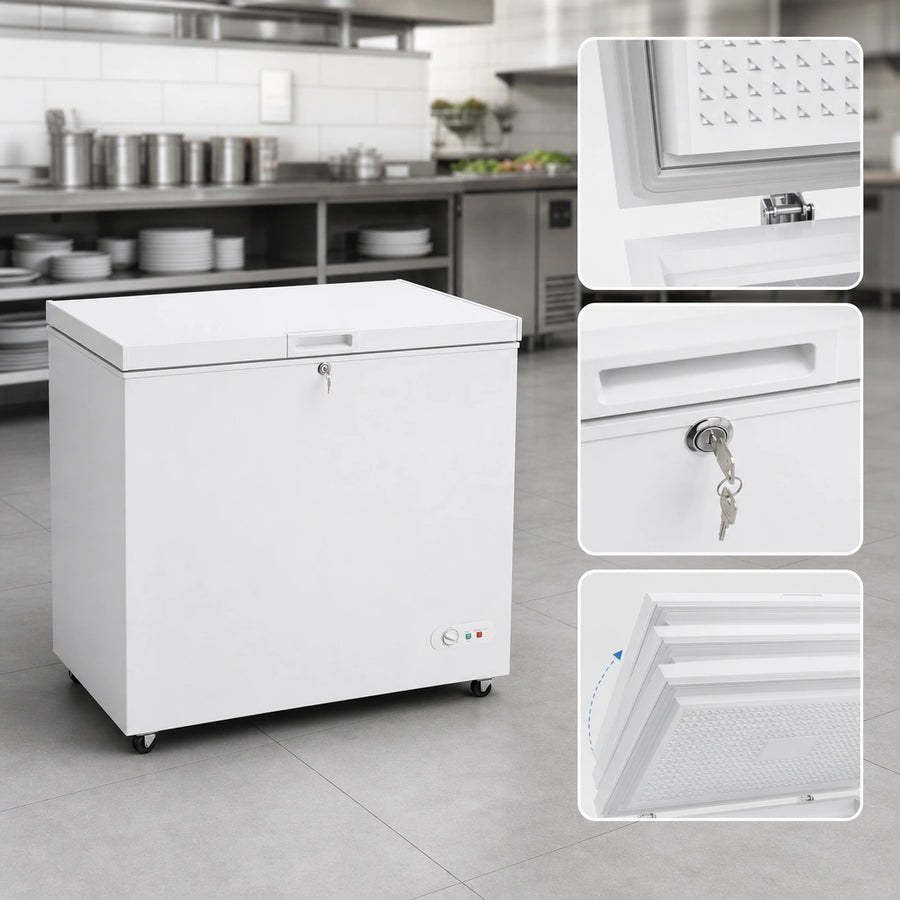 Locking Solid Hinged Lid
