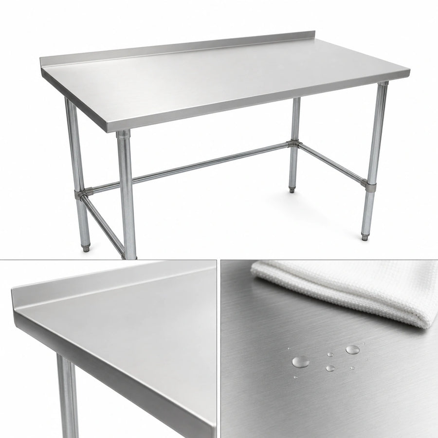 16-Gauge Stainless Steel Top