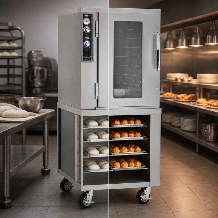 Product image #3 for FWE PH-1826-7 Undercounter Mobile Proofer/Heated Holding Cabinet, 5-Pan Capacity
