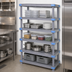 Thumbnail image #3 for Quantum Millenia 5-Shelf Polymer Shelving Unit with Dunnage Stand, 60