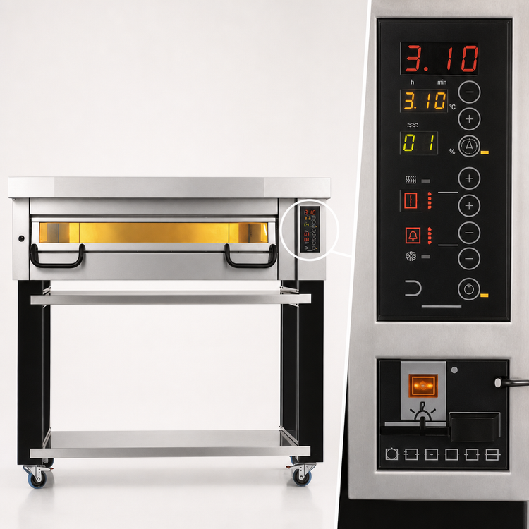 Product image #3 for PizzaMaster PM 941ED 1-Deck Modular Electric Stone Hearth Deck Oven