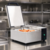Thumbnail image #2 for Omcan Stainless Steel Countertop Electric Steamer with Half-Size Pan Capacity, 3 Qt Reservoir, 1800W