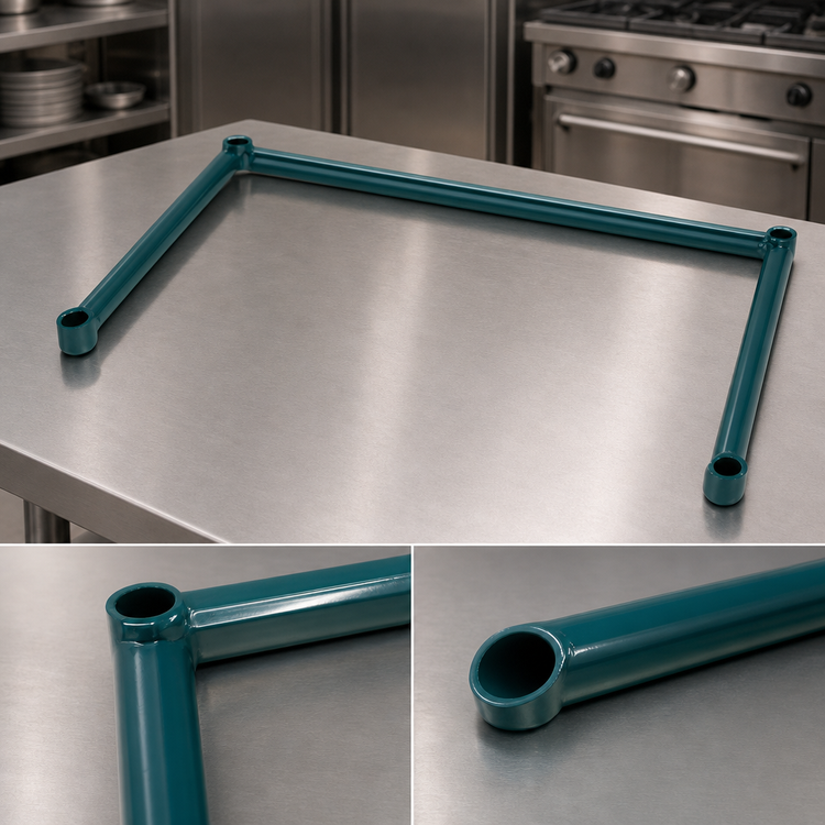 Product image #3 for EAGLEgard 3-Sided Channel Frame, 72 x 18 Inches, Blue-Green Hybrid Epoxy