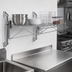 Thumbnail image #3 for Wall-Mount Cantilever Single Shelf Shelving Unit, 36W x 18D, Gray Epoxy Antimicrobial Finish