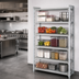 Thumbnail image #4 for Cambro Camshelving Premium 5-Tier Polymer Shelving Starter Unit, 18 x 60 x 84 In., Vented and Solid