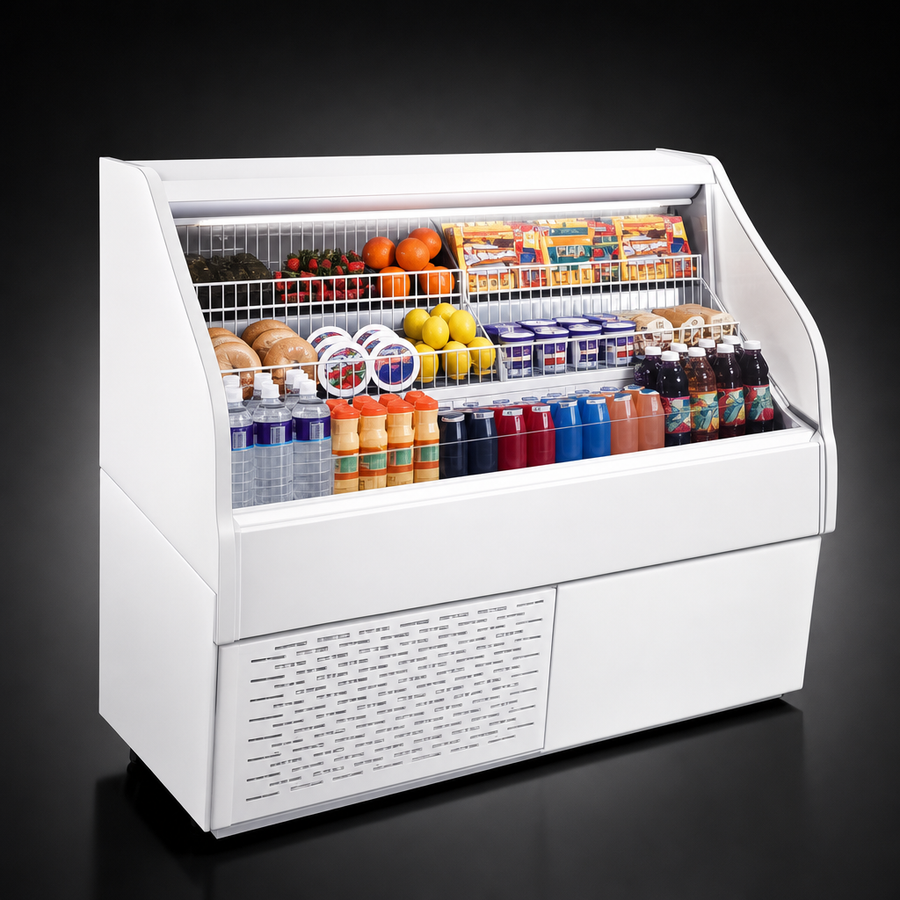 Curved Open Merchandiser