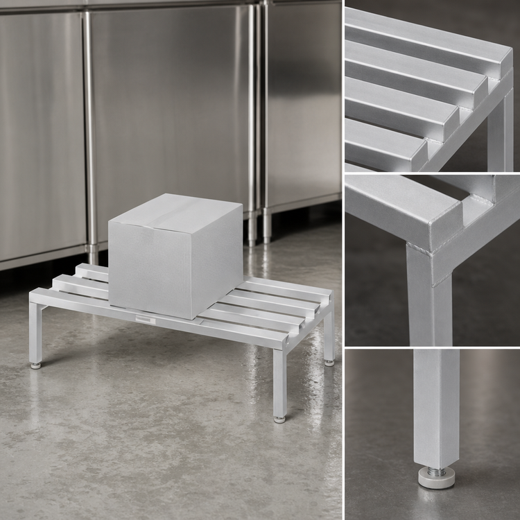 Product image #3 for Channel Manufacturing C-Channel Aluminum Dunnage Rack, 54 x 24 x 12 Inches, 2,500 lb. Capacity