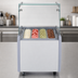 Thumbnail image #4 for Omcan USA 26-Inch Wide Gelato Display Showcase with 4 Pan Capacity and Flat Front Glass