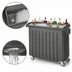 Thumbnail image #4 for Cambro Cambar 54-Inch Portable Beverage Bar with 80 lb. Ice Sink, 5-Bottle Speed Rail and Vinyl Cover, Granite Gray