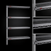 Thumbnail image #3 for Eagle Valu-Master 4-Tier Add-On Wire Shelving Unit, 24 x 21 x 74 Inches, Pewter Gray Epoxy