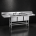 Thumbnail image #3 for Spec-Master FN2472-3-36L-14/3 Three Compartment Stainless Steel Sink with 36