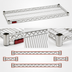 Thumbnail image #3 for Eagle Group QuadTruss 72-Inch x 24-Inch Stainless Steel Wire Shelf