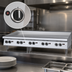 Thumbnail image #3 for Garland Signature Heavy-Duty 60-Inch Countertop Gas Griddle, Thermostatic, 140,000 BTU