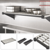 Thumbnail image #3 for Cambro Camshelving Elevation Series 18 x 42 Inch Vented Wall Shelf Kit, Brushed Graphite