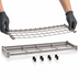 Thumbnail image #3 for Metro Super Erecta 48 Inch W x 18 Inch D Wire Deck Dunnage Shelf, Gray Epoxy-Coated with Microban