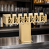 Thumbnail image #3 for Perlick Wide Base Tee Draft Beer Tower, 8 Faucets, Extra High, Glycol-Cooled, Tarnish-Free Brass, Countertop