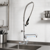 Thumbnail image #3 for BK Resources WorkForce 8-Inch Splash-Mount Pre-Rinse Assembly with 12-Inch Add-On Faucet