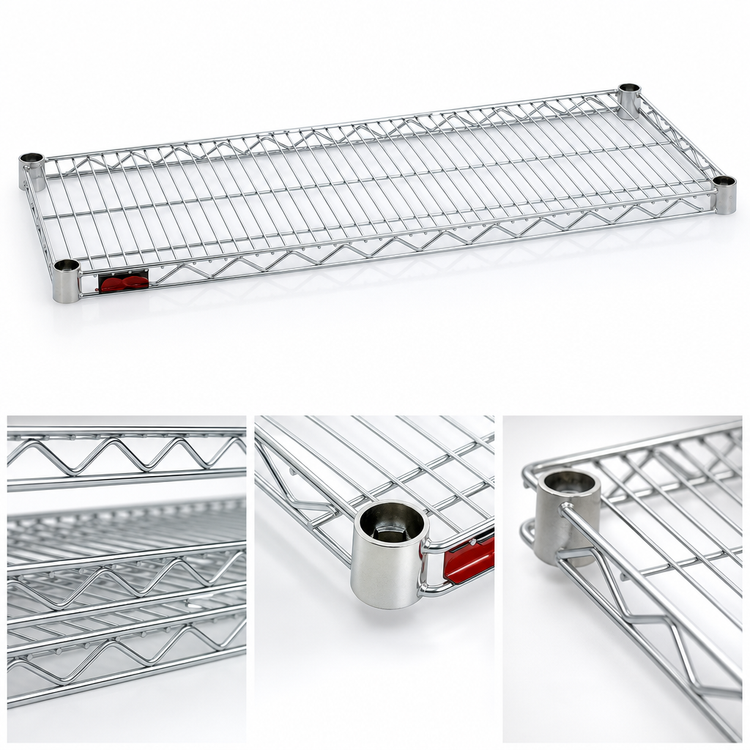 Product image #3 for EAGLEbrite Zinc 72" x 30" QuadTruss Wire Shelf, 600 lb Capacity