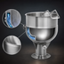 Thumbnail image #3 for Legion LP-20 20 Gallon Stationary Direct Steam Kettle, 2/3 Jacketed, Pedestal Mounted