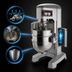Thumbnail image #3 for Hobart HL1400-2STD Legacy+ 140-Quart Heavy-Duty Planetary Floor Mixer with Bowl, Beater, Dough Hook & Bowl Truck