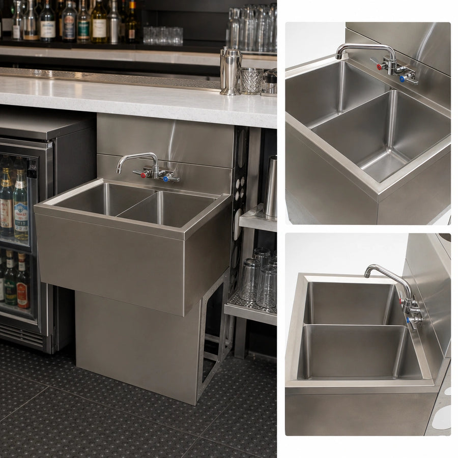Slim-Line Two-Compartment Design