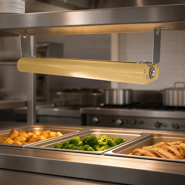 Product image #3 for Vollrath 30-Inch Low Profile Unlighted Strip Heat Lamp with Remote Infinite Switch