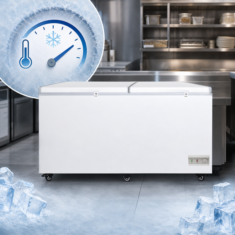 Product image #3 for Excellence Commercial Products BD-27 Jumbo Storage Chest Freezer, 26.7 Cu. Ft., 2 Locking Solid Hinged Lids