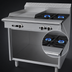 Thumbnail image #3 for Garland Cuisine Series Heavy Duty 36-Inch Gas Range with 2 Open Burners and 18-Inch Griddle, Natural Gas, Storage Base