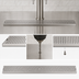Thumbnail image #3 for Micro Matic 45-Inch Surface Mount Stainless Steel Drip Tray with Perforated Grill