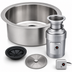 Thumbnail image #3 for InSinkErator SS-100™ Complete Food Waste Disposer Package with 18-Inch Bowl, 6-5/8-Inch Inlet, and Manual Reverse Switch