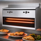 Thumbnail image #3 for Jade Range (Middleby) Titan JCM-60 60-Inch Gas Wall-Mounted Infrared Cheesemelter, Stainless Steel, 3-Position Rack