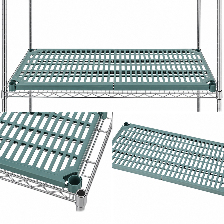 Product image #3 for Quantum 60 Inch x 21 Inch Polymer Shelf Mat for Wire Shelves
