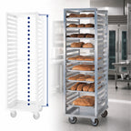 Thumbnail image #3 for Dinex DXP741 41-Tray Aluminum End-Loading Channel Pan Rack for 18 x 26 Inch Trays
