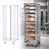 Thumbnail image #3 for Dinex 41-Tray Aluminum End-Loading Channel Pan Rack for 18 x 26 Inch Trays