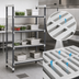 Thumbnail image #3 for Cambro Camshelving® Elements XTRA 5-Tier Stationary Starter Shelving Unit, 24 x 36 x 64 Inches, Speckled Gray