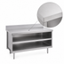 Thumbnail image #3 for 72-Inch x 32-Inch Open Cabinet Base Utility Stand with 304 Stainless Steel Top