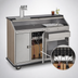 Thumbnail image #4 for FWE BBC-5 Professional Series Laminate Portable Bar with 50 lb Ice Bin, 59-1/2 Inch Wide