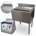 Thumbnail image #4 for BK Resources 48-Inch Underbar Insulated Ice Bin with 8-Circuit Aluminum Cold Plate, 140 lb Capacity