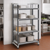Thumbnail image #3 for Cambro Camshelving Elements XTRA 4-Tier Stationary Starter Unit, 24-Inch Deep x 36-Inch Wide x 84-Inch High, Vented, Speckled Gray