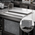 Thumbnail image #3 for Drop-In Ice Bin with 2-Piece Sliding Cover, 38 Inch Wide, 80 lb Capacity
